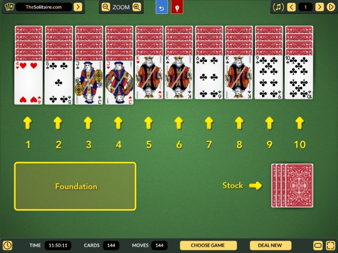 How To Play Spider Solitaire 1